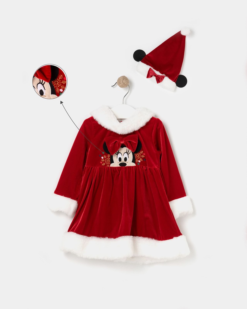 Minnie Mouse Santa Dress (9 months)