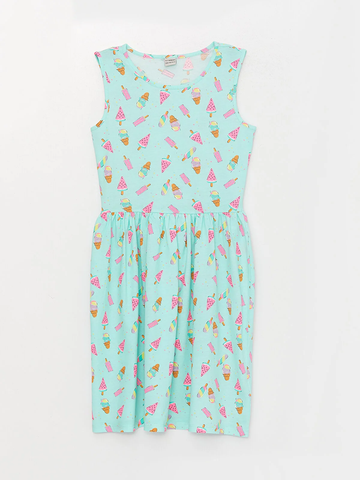 Ice Cream Green Dress (4-5 years)