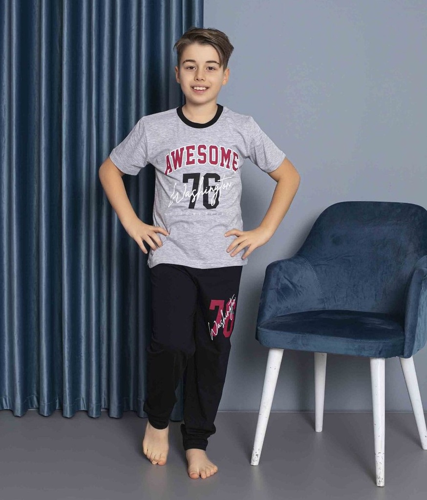 Awesome Boy Pajama (6-11 years) (7-8 years)