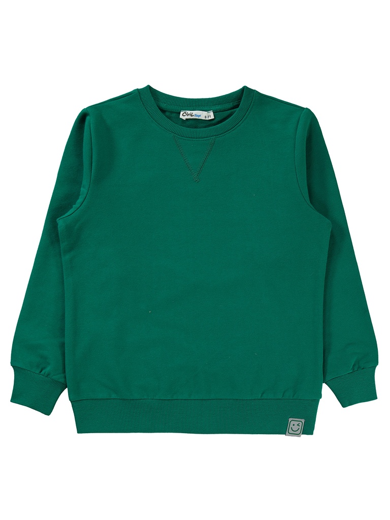 Pine Green Fleece Inside Sweatshirt (10-14 years)    