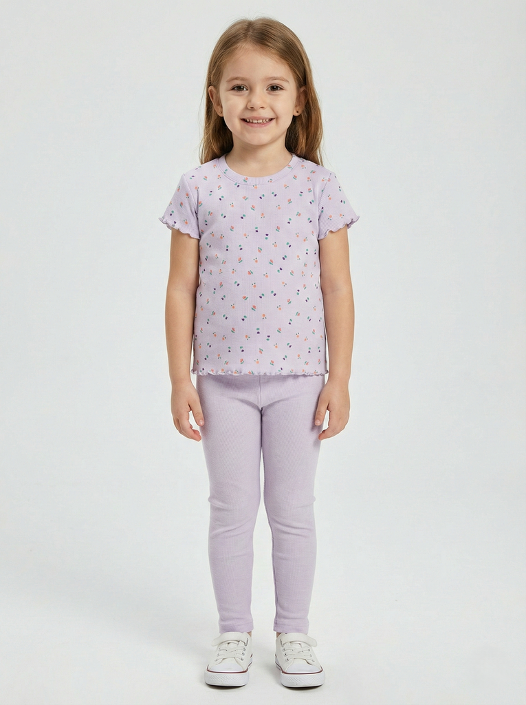 Girls Tulip Print Set (2-5Y)