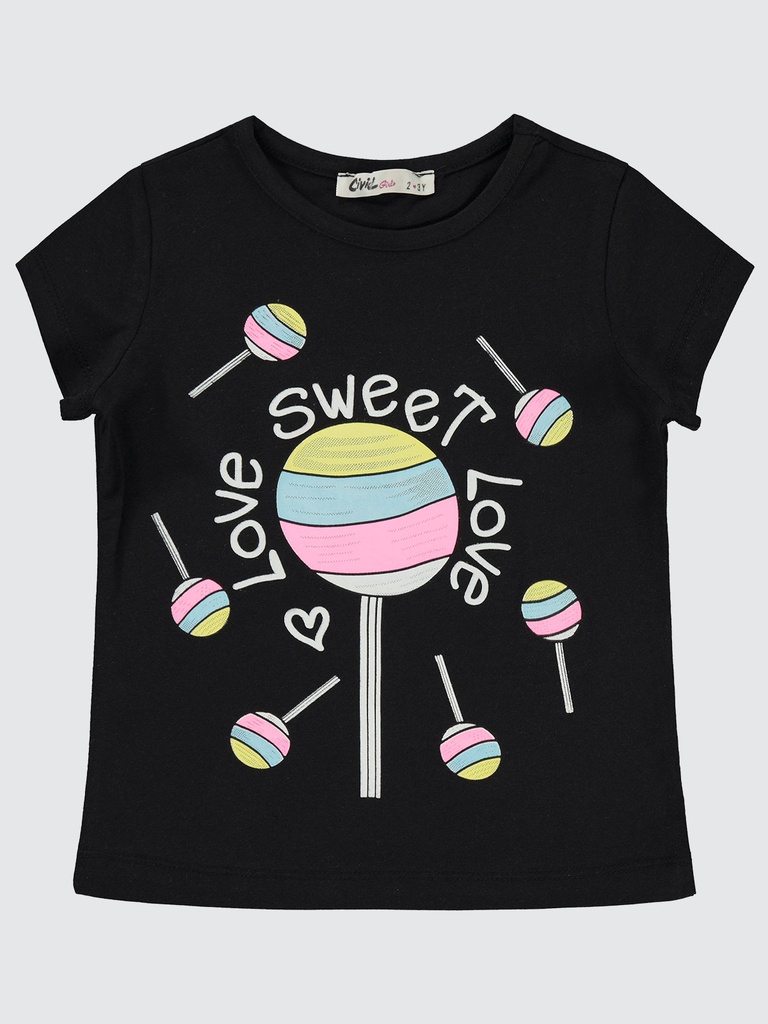 Sweet Love T-shirt- Black