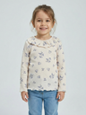 Girl long sleeve T-shirt- Ivory- (6-9 Y)