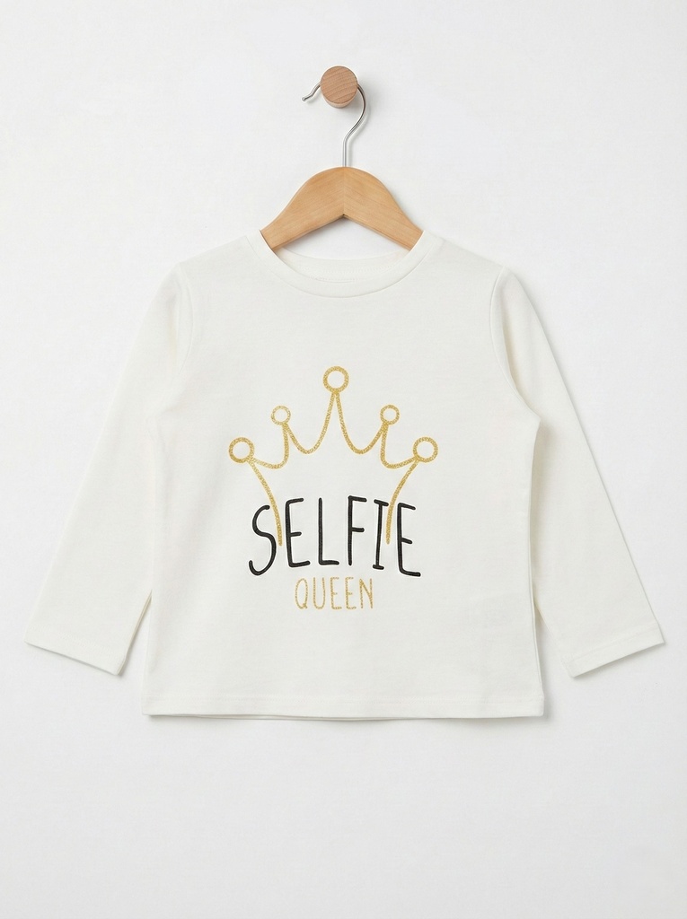 Selfie Queen Long sleeve T-shirt (2-5Y)