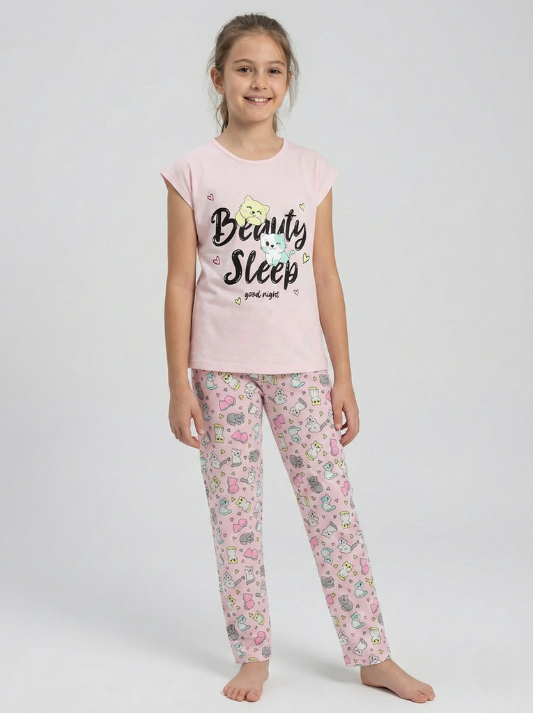 Beauty Sleep Pink Pajama (10-13Y) (10-11 years)