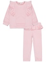 Soft Velvet Powder Pink Tracksuit (2-5Y)