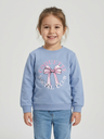  Bow Blue sweatshirt (2-5Y)