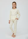 Beige Floral Pajama (10-13Y)