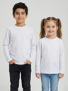 White Basic Long Sleeve T-shirt  (6-9Y)