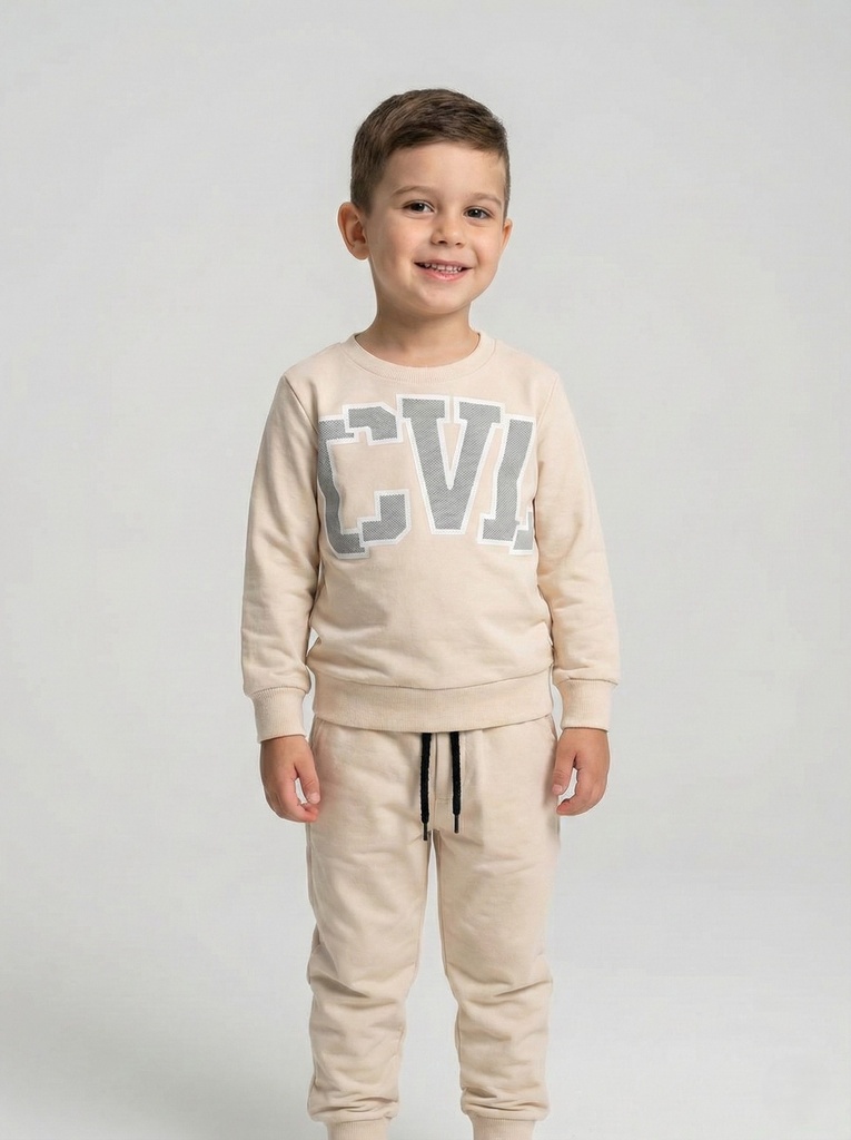 Beige Boy Tracksuit (2-3 years)