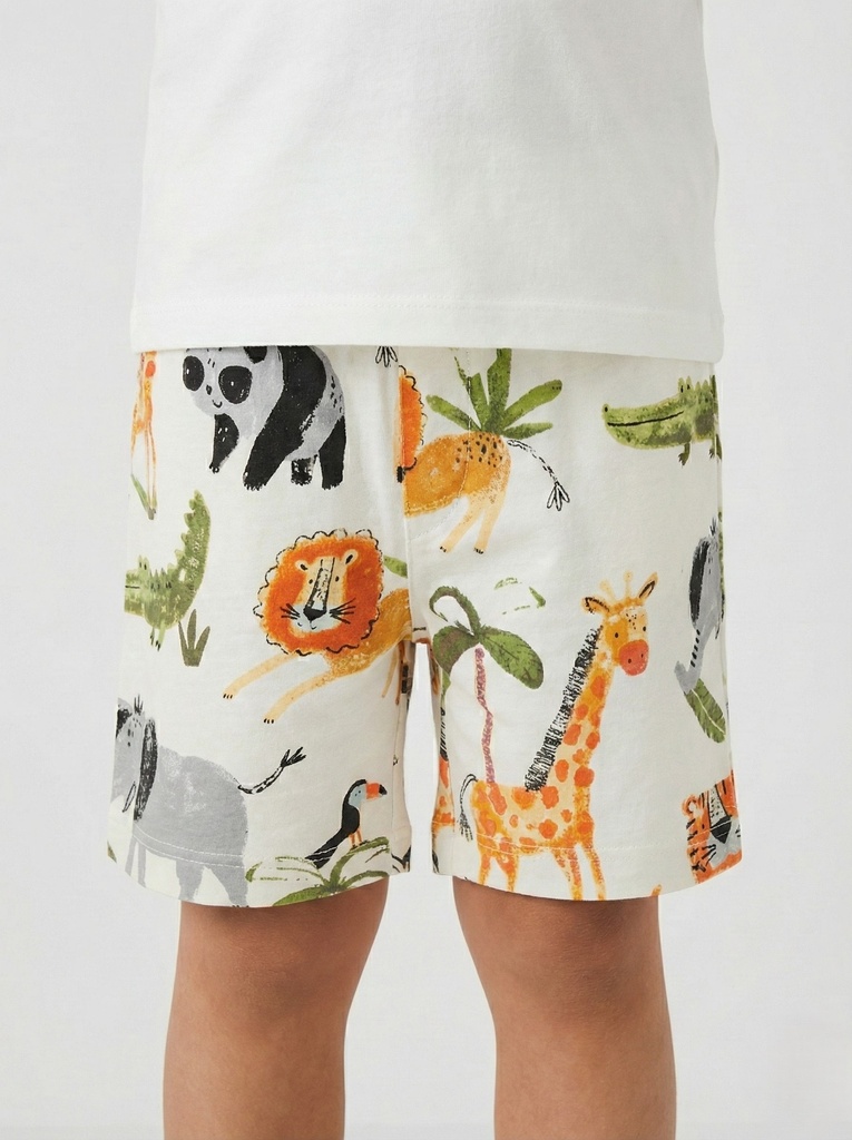 White Animals Short 