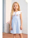 Rabbits Blue Dress 