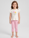 white and pink Flowers Set