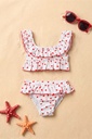 Girls’ Heart Print Bikini Set (Ages 3–7)