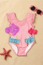 Girls' Fish Print Swimsuit (Ages 2-3 / 6-7)