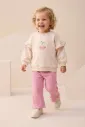 Baby Girl Two-Piece Set, Cherry Print(9-24 Months) SUGAR PINK