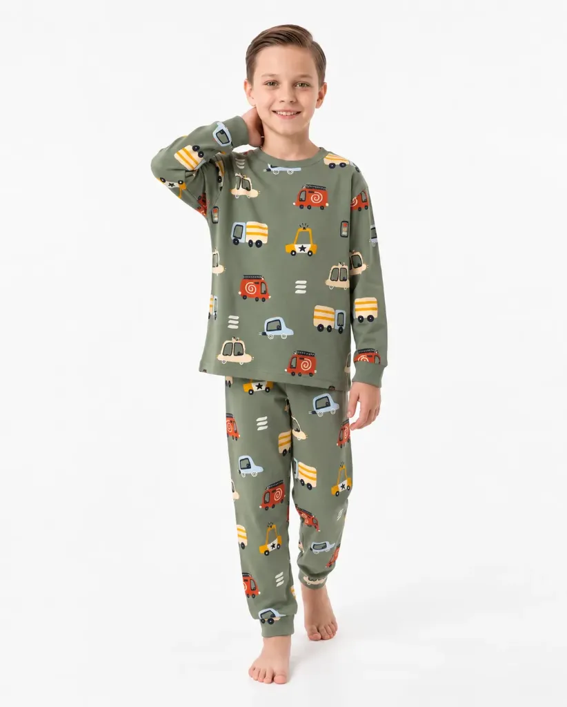 Green Cars Pajama- ( 3 to 8 years) (3-4 years)