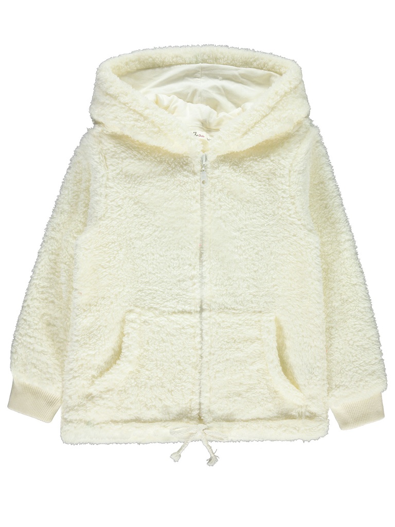 Fuzzy Fluffy off-white Cardigan (6-10 years)