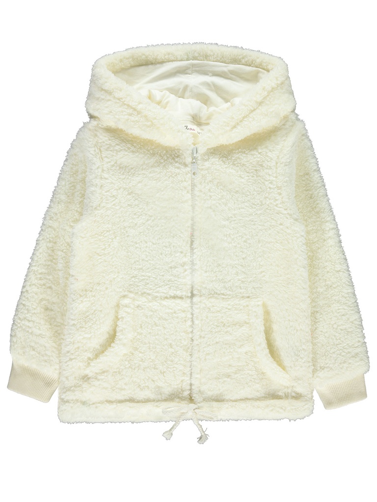 Fuzzy Fluffy off-white Cardigan (6-10 years)