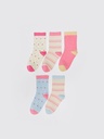 5-Pack Girl Patterned Socks