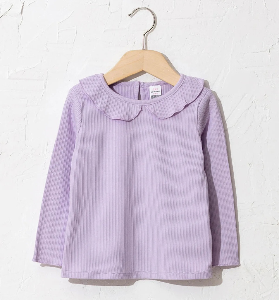 Purple Long Sleeve Top