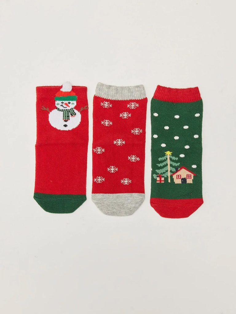Christmas Pack of 3 pairs of socks