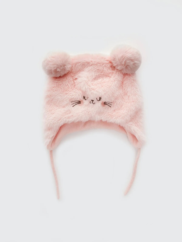 Pink Fluffy Hat