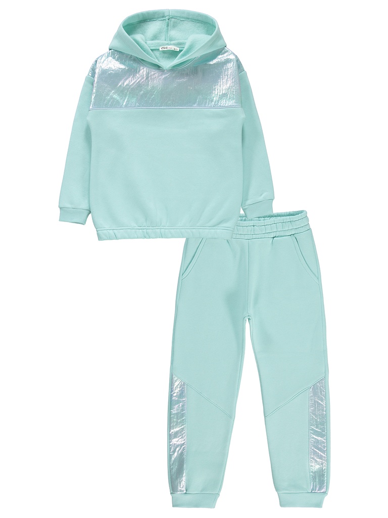 Aqua Color- Fleece inside Tracksuit(6-10 years)