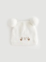 White Fluffy Winter Hat