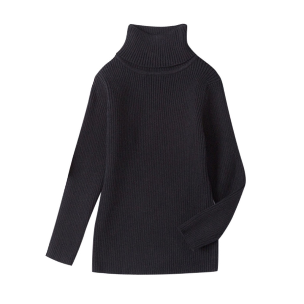 Navy Blue Col Roulé - High Neck (Fit: One size Smaller)