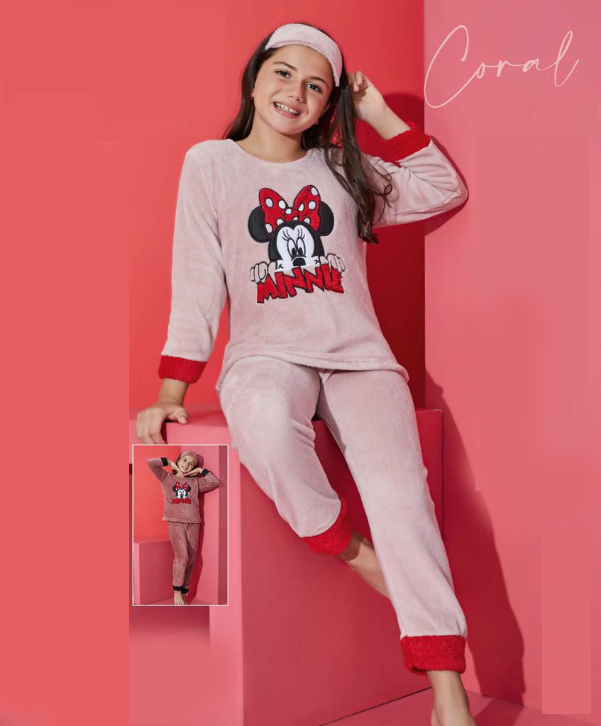 Pink & Red Coral Pajama ( 4 to 7 years)