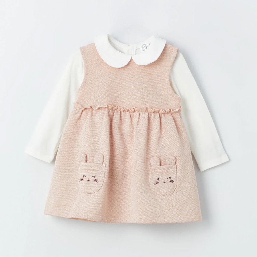 Set of Dress and White Top