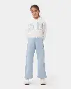 London Zippered Sweat Wide Leg Girl Oversize Tracksuit (7-10 Years)
