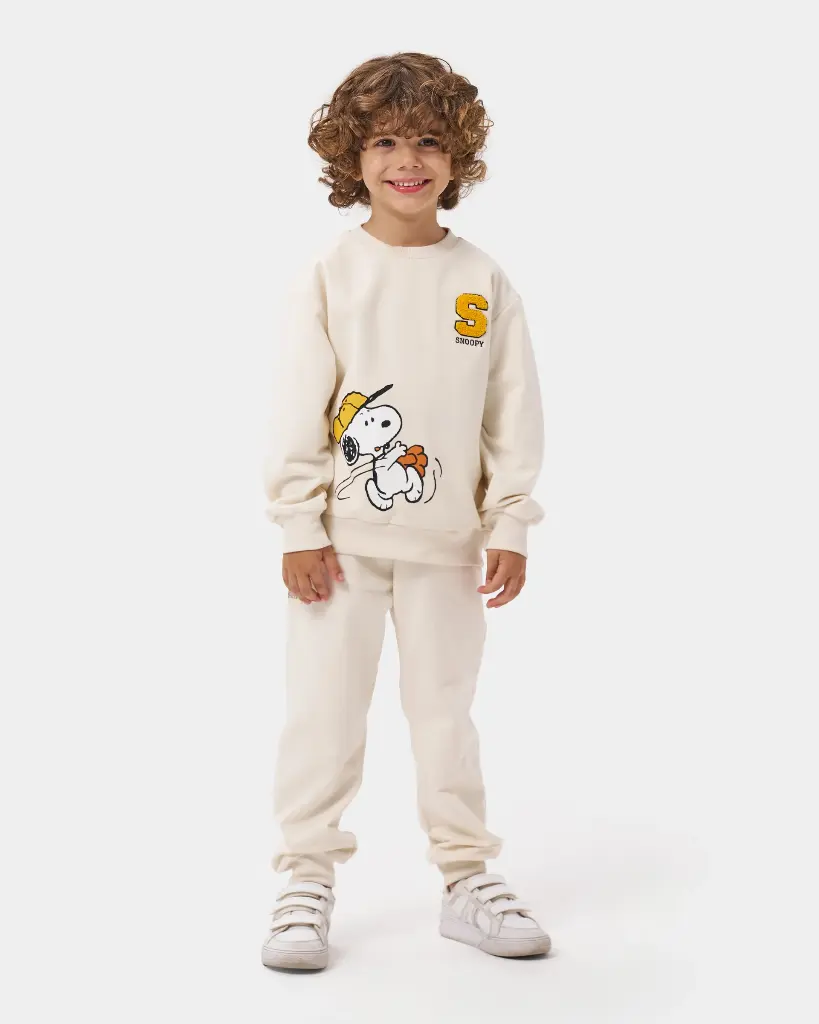 Thick Cotton Snoppy Boy's Tracksuit (4-7 Years)