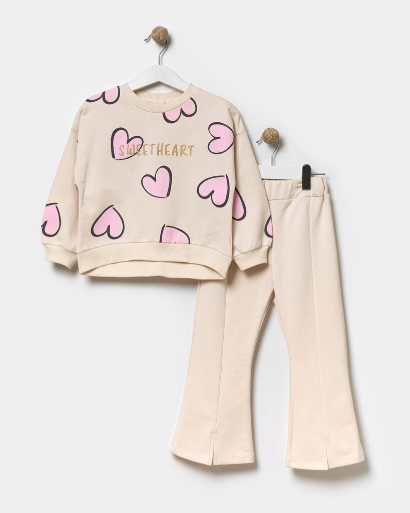 SWEETHEART PRINTED 2 PIECE-SET (4 -7 years)