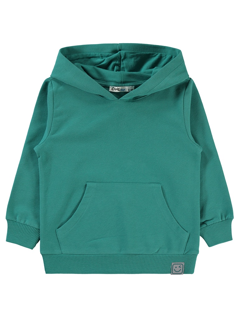 Petrol Green Thick Cotton Hoodie (2-5 years)     