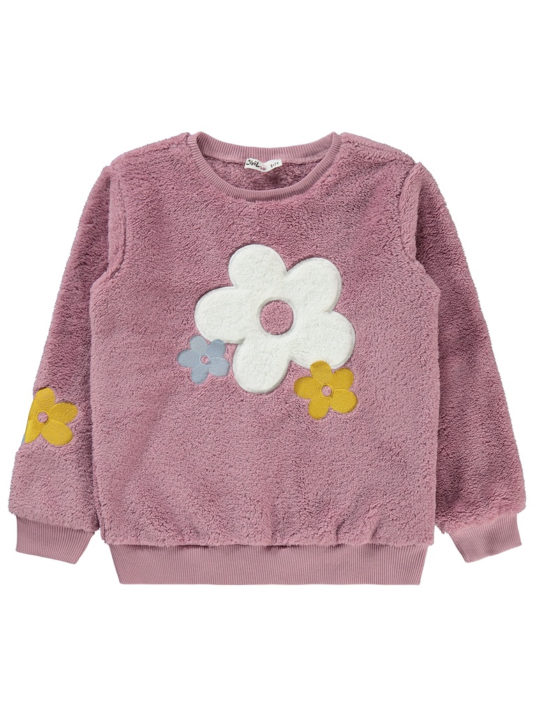 Fuzzy Fluffy Flowers Sweatshirt