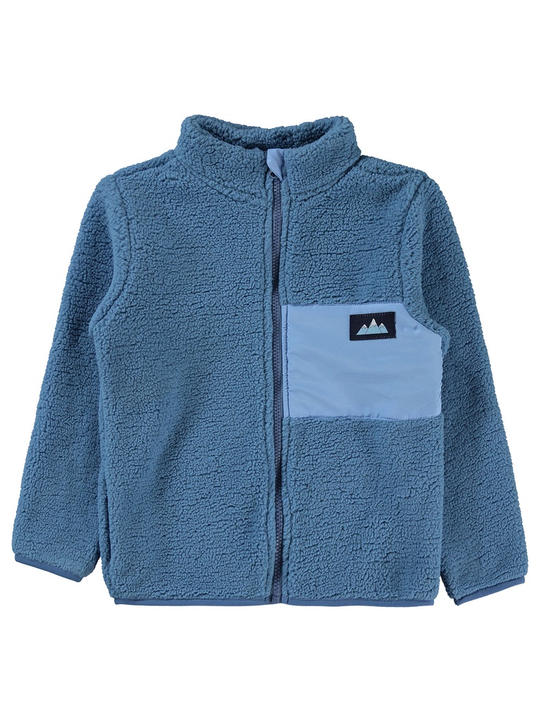Blue Polar Fleece Cardigan (6-9 years) 