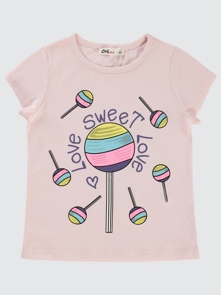 Sweet Love T-shirt- Pink