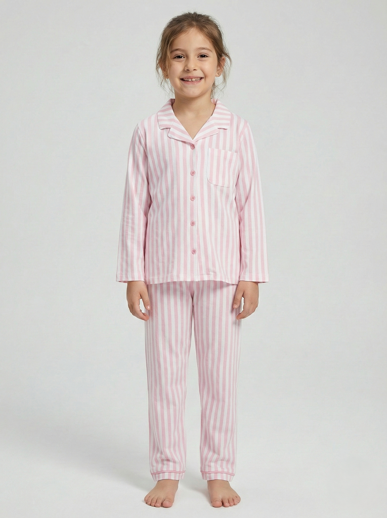 Pink Long Sleeve Pajama (10-14Y)