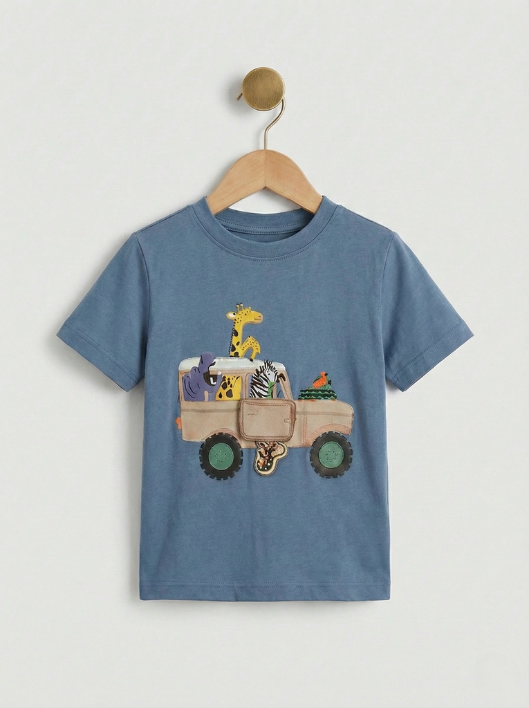 Animals Blue T-shirt