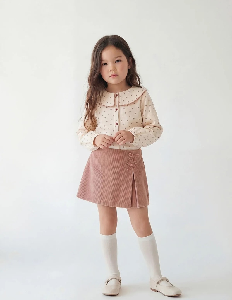 Off-White Collar Girl's 3-Piece Set