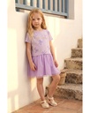 Bow girl Purple Dress