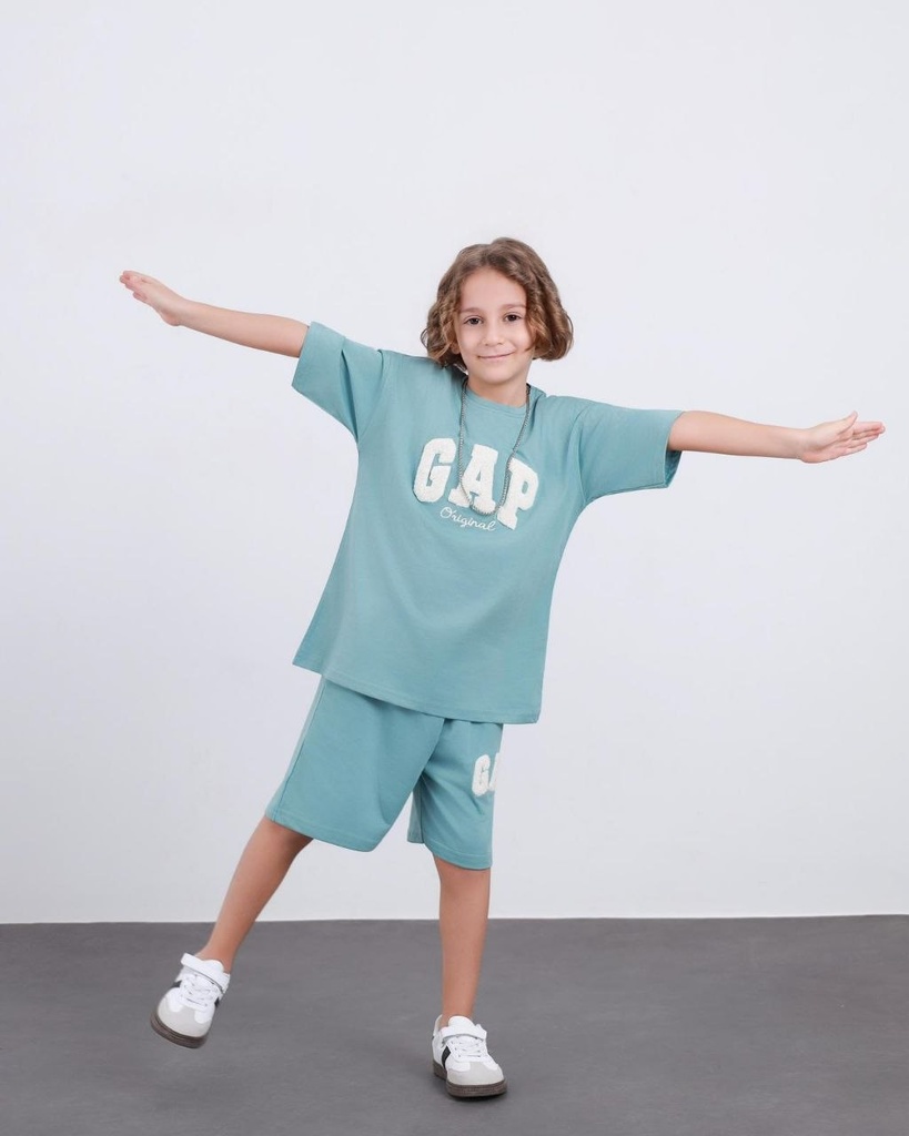 Soft teal Boy Set
