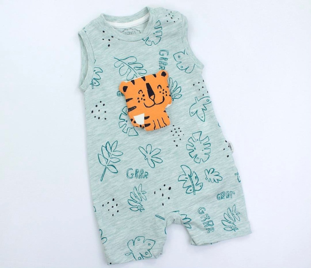 Green Tiger Romper