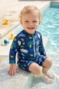 Baby Boy navy blue Swimsuit (6-9 / 18-24 Months)