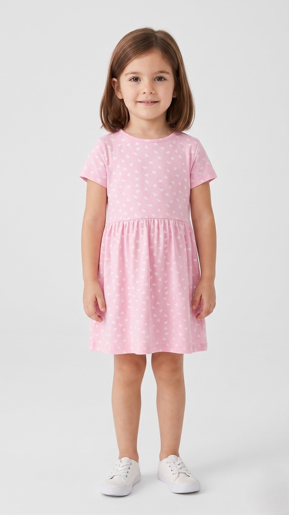 Pink hearts dress 
