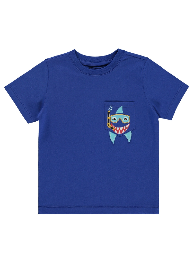 Shark indigo T-shirt