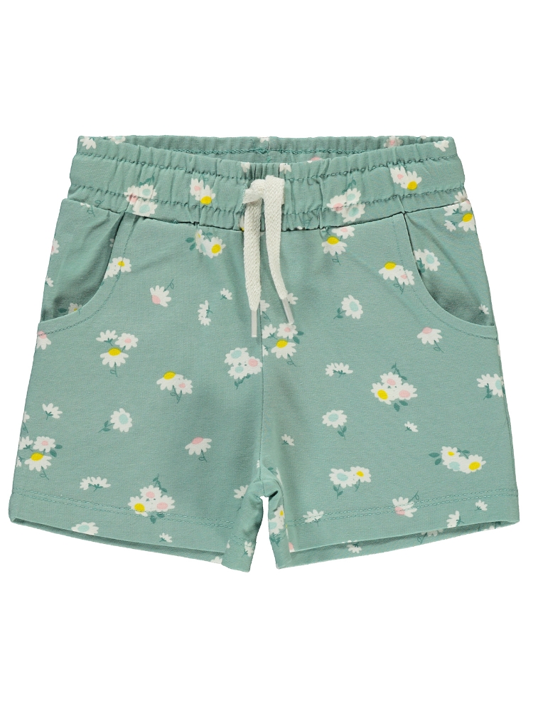 Green Floral Short