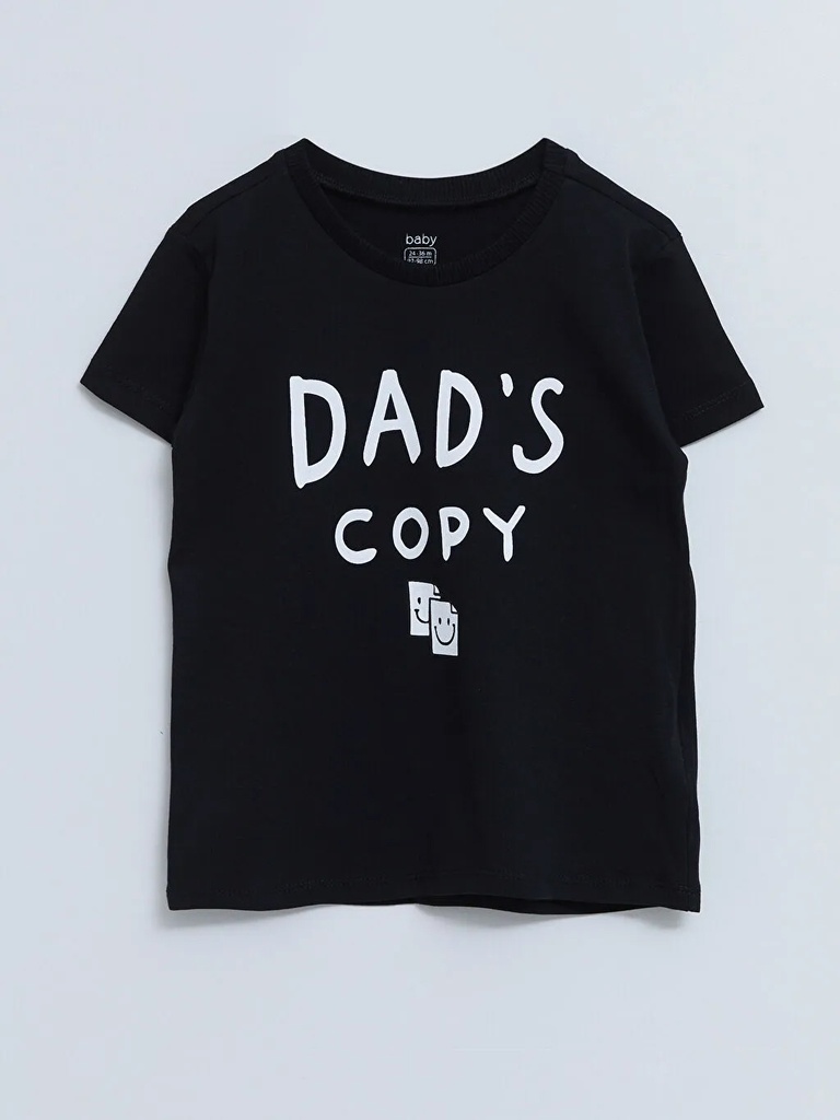 Dad's copy black T-shirt